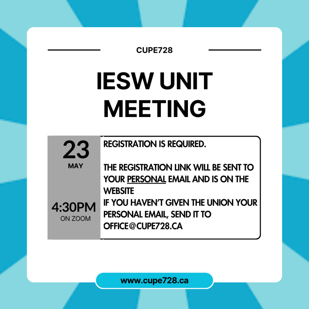 IESW Unit Meeting