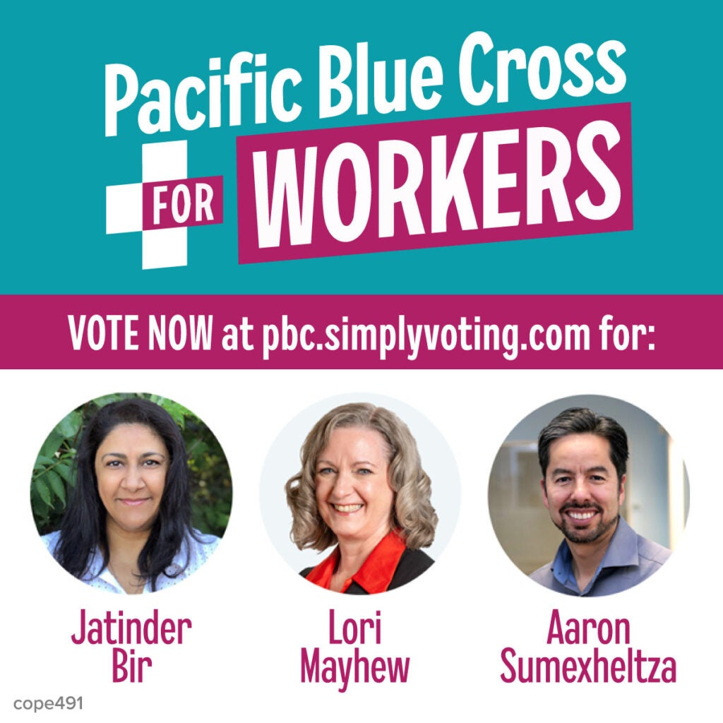 Pacific Blue Cross Vote