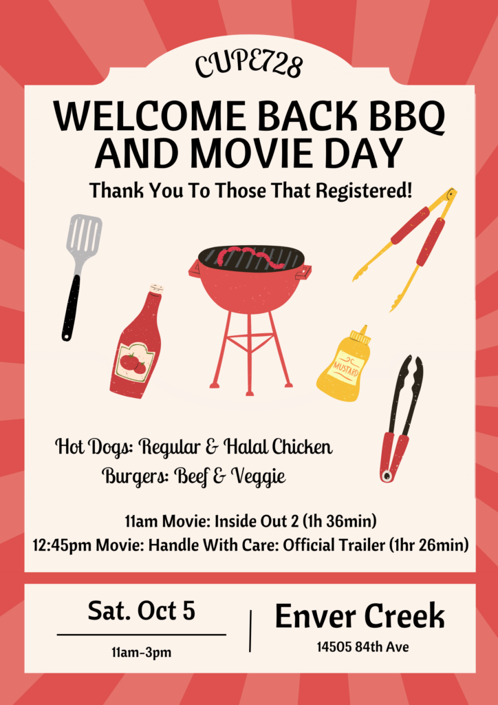 Welcome Back BBQ & Movie Day