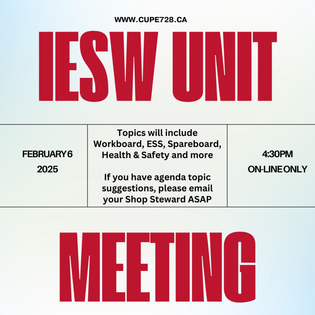 IESW (EA/ABA) Unit Meeting