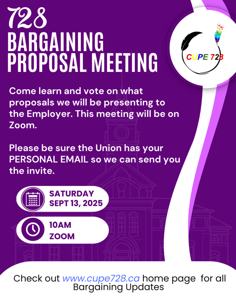 important Date - proposal ratification