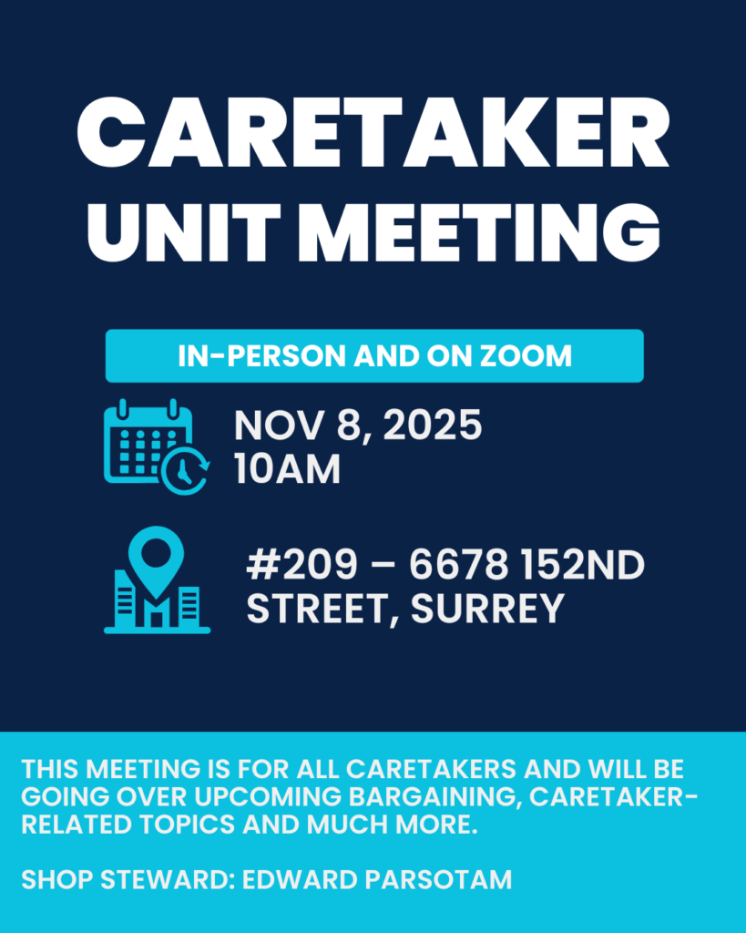 Caretaker Unit Meeting