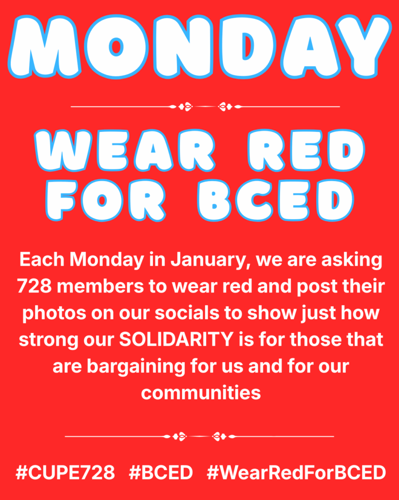 Wear Red For BC Ed